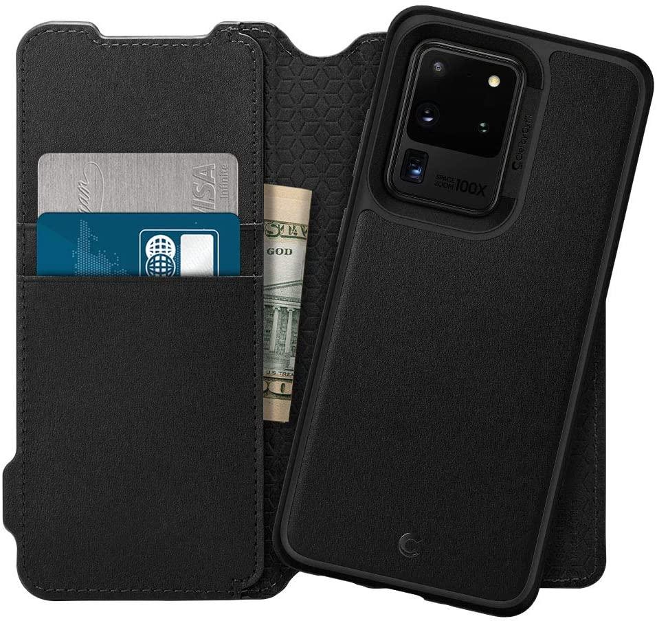 

Чехол - книжка Spigen для Samsung Galaxy S20 Ultra, Wallet Brick