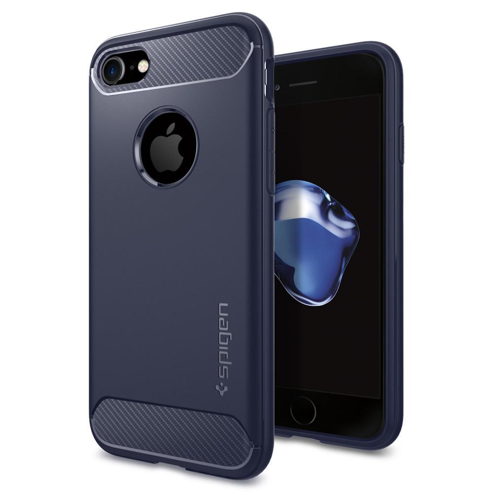 

Чехол Spigen для iPhone 8/7 Rugged Armor, Midnight Blue