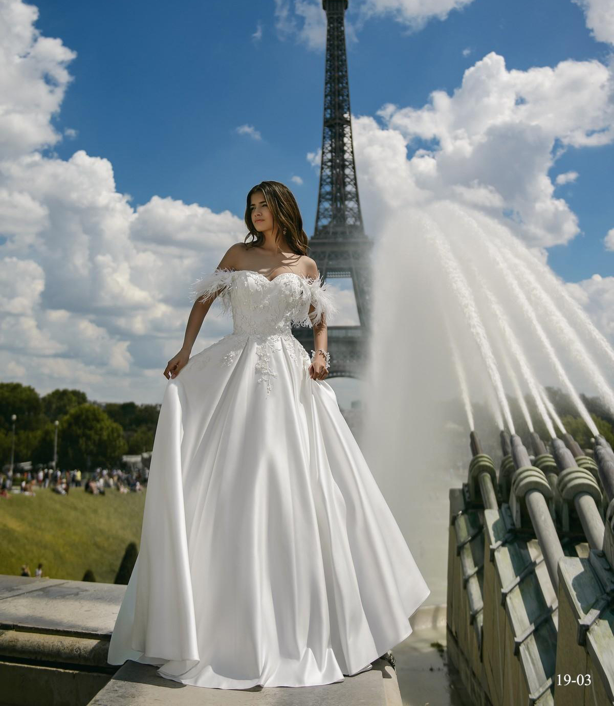 

Свадебное платье Ema Bride 19-03 48 Айвори