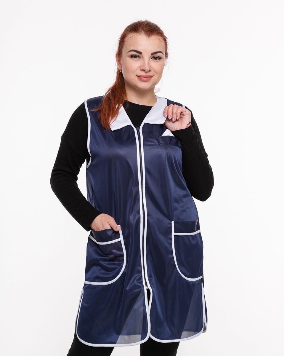 

Халат рабочий нейлоновый универсальный р. синий (Vr-2, Халат рабочий нейлоновый универсальный р.L синий (Vr-2)