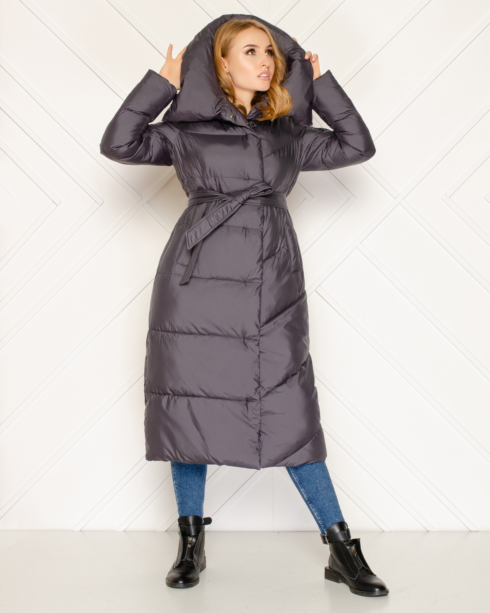 

Женское зимнее пальто Fodarlloy 2XL(50-52) графит 39512