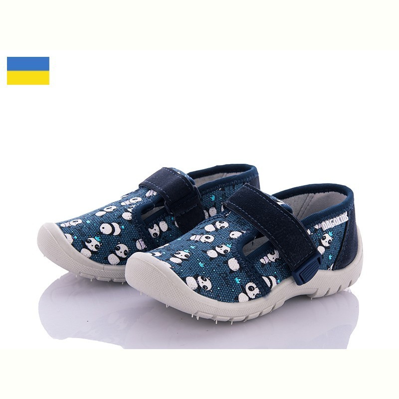 

Макасины на липучках для мальчиков Dago TL502-1/23 Темно-синий 23