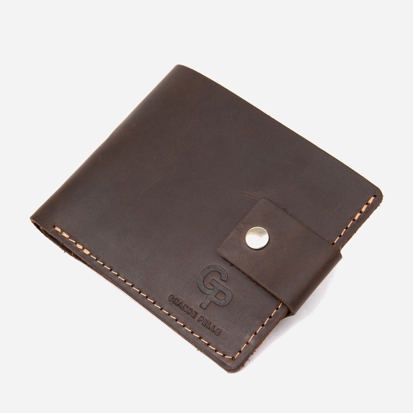 

Мужское портмоне кожаное Grande Pelle leather-11460 Коричневое