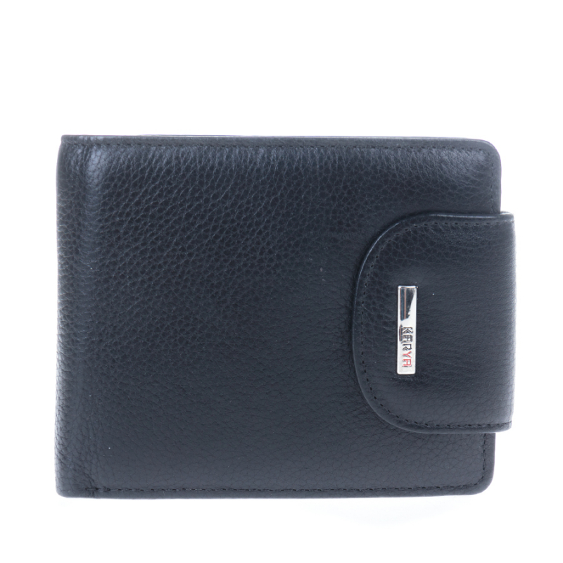 

Портмоне Karya 1057-45 мужское кожаное черное