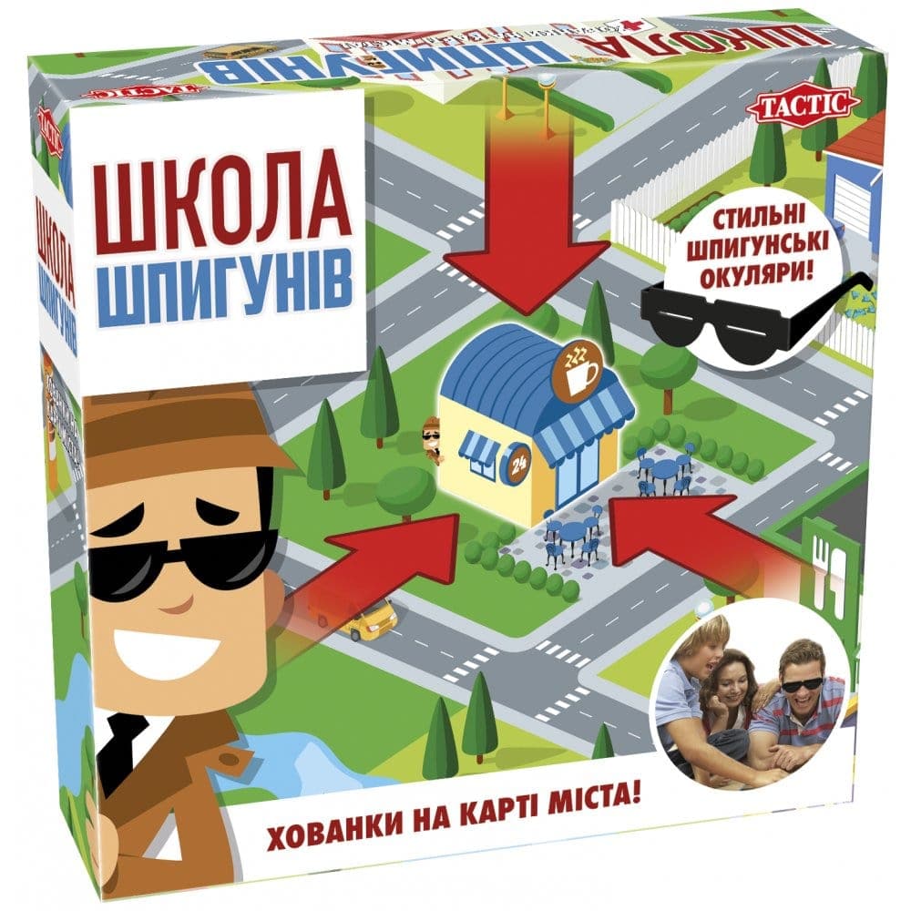 

Настольная игра Tactic Школа шпионов (Школа шпигунів) (укр.) (56263)