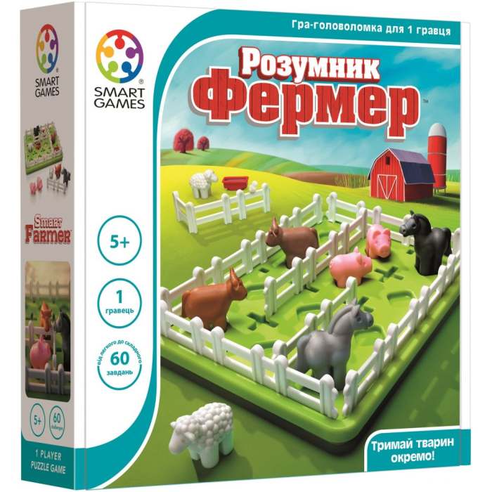 

Настольная игра Smart Умный Фермер (Розумник Фермер, Smart Farmer) (SG091UKR)