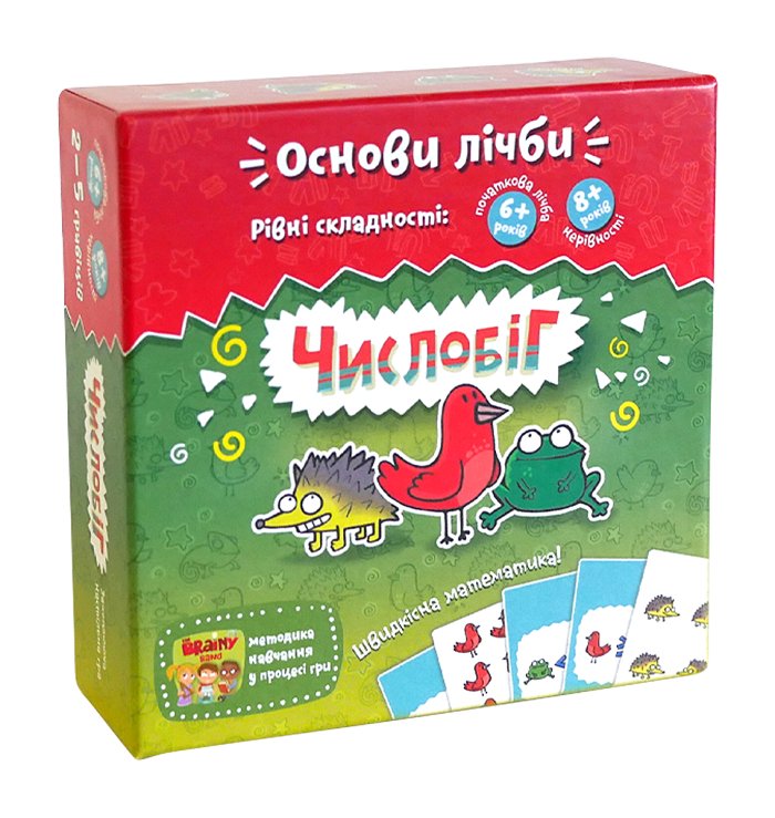 

Настольная игра The Brainy Band Числобіг (Турбосчёт) (укр.) (УКР003)