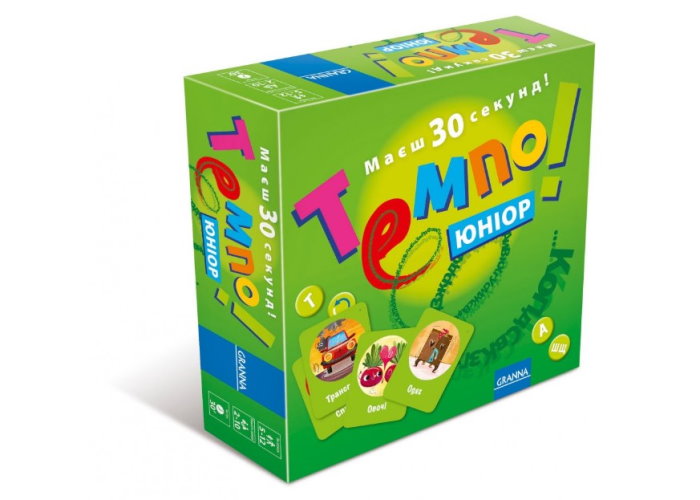 

Настольная игра Granna Темпо Юниор (Tempo Junior) (укр.) (83026)