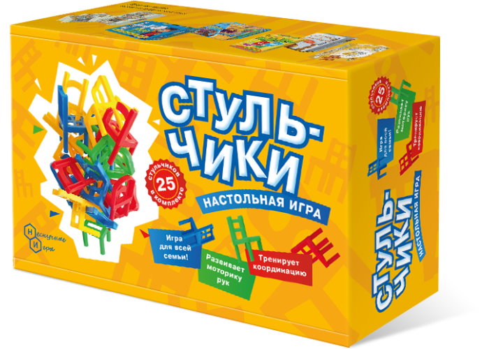 

Настольная игра Нескучные Игры Стульчики (68827 /25)