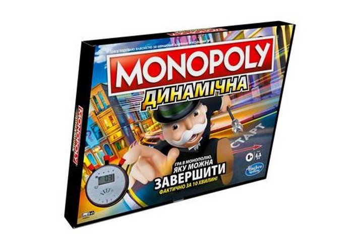 

Настольная игра Hasbro Монополия Гонка (Monopoly Speed) (укр.) (E7033657)