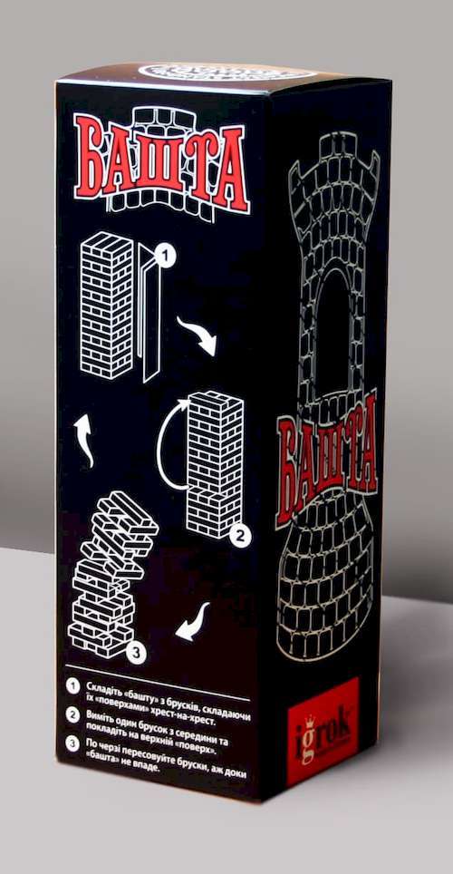 

Настольная игра Игрок Башня без логотипа (Башта без лого, Джанга, Jenga) (IGR-01)
