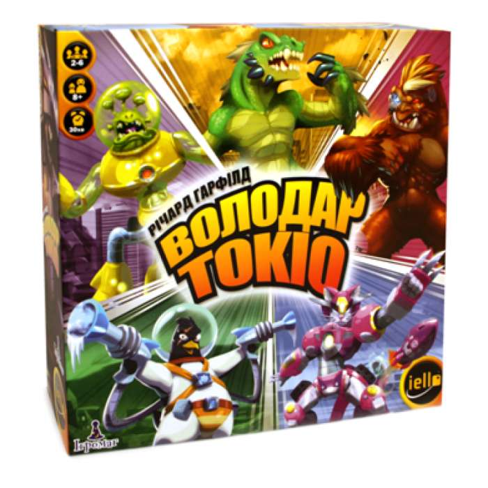 

Настольная игра IELLO Повелитель Токио (Володар Токіо) (King of Tokyo) (укр.) (51575)