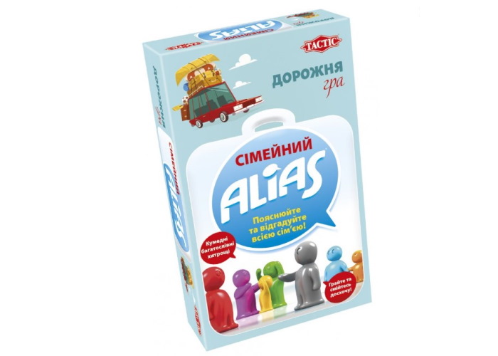 

Настольная игра Tactic Семейный Алиас. Дорожная версия (Family Alias travel) (укр.) (58111)