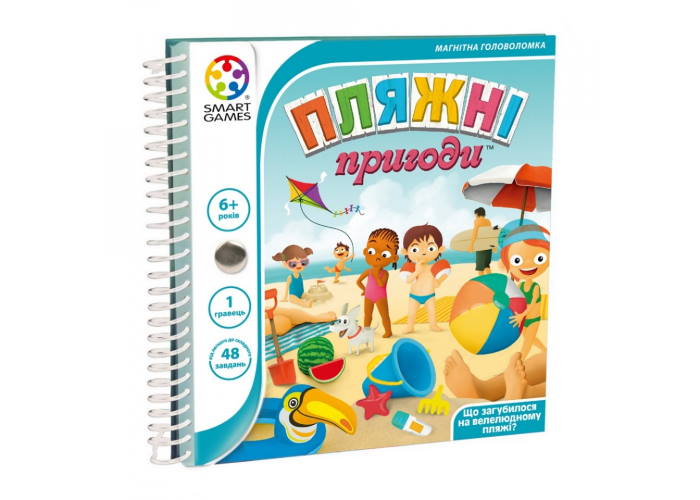 

Настольная игра Smart Дорожная магнитная игра Пляжные приключения (Пляжні пригоди) (SGT300UKR)