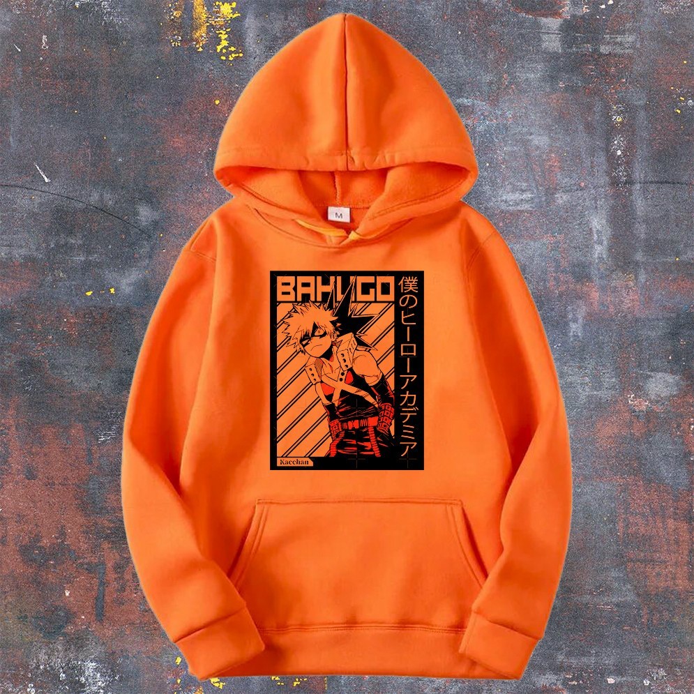 

Худи A SHO с принтом аниме  оранжевый, Худи A SHO с принтом аниме M оранжевый