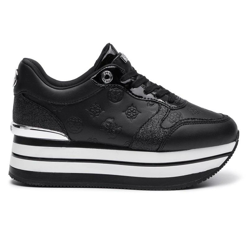

Кроссовки женские черные GUESS Hinders3 FL7HN3 ELE12 BLACK размер 40