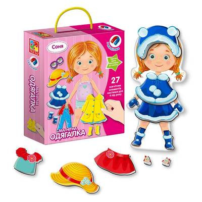 

Магнитная одевашка Vladi Toys "Соня" (укр)