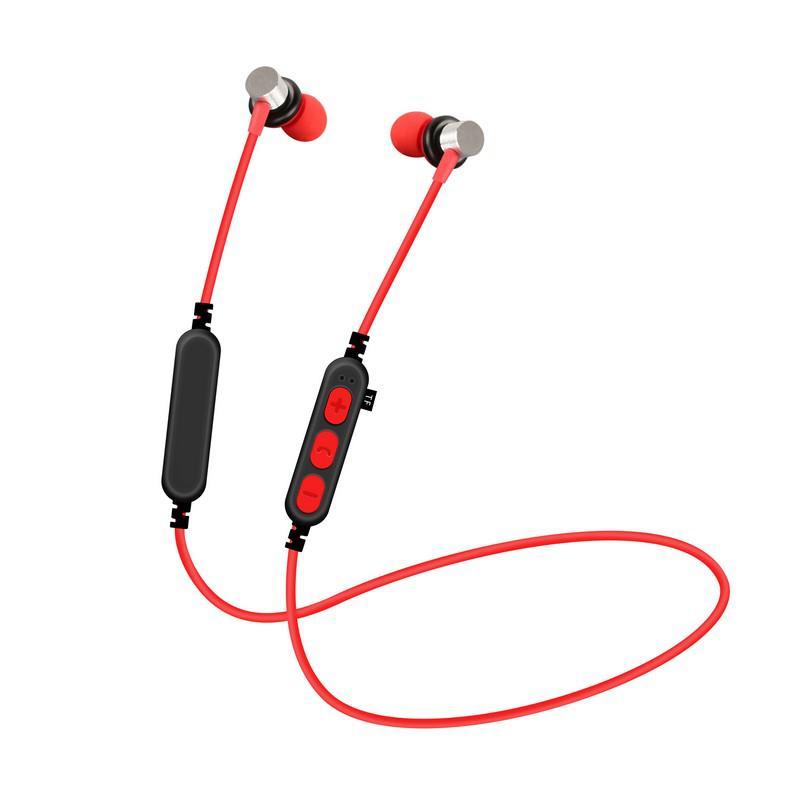 

Stereo Bluetooth Headset Gelius Ultra T1v2-MC Red with memory card