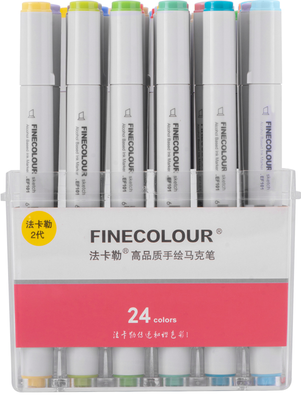 

Набор маркеров Finecolour Junior 24 цвета (EF101-TB24)