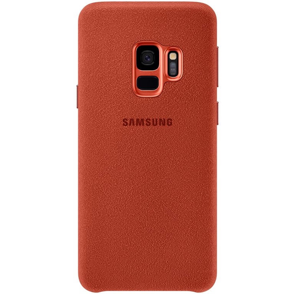 

Защитный чехол накладка Alcantara Cover Samsung Galaxy S9 G960 red
