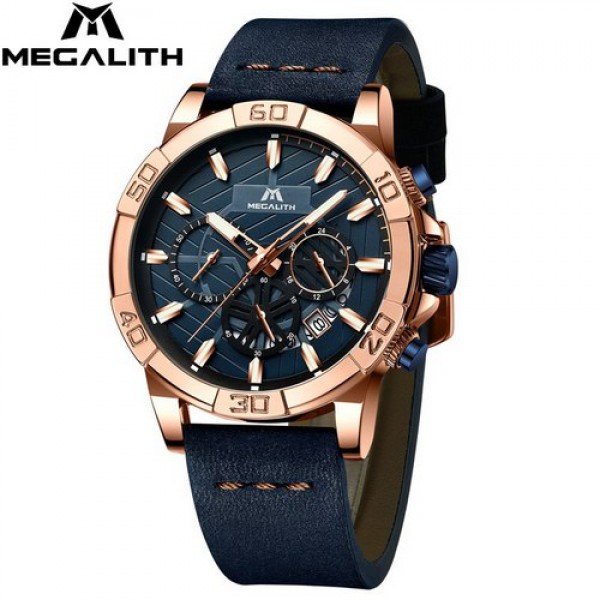 

Часы Megalith 8086M Blue-Cuprum