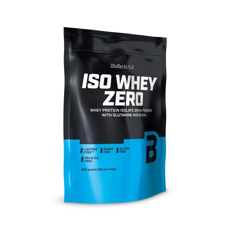 

Протеин BioTech Iso Whey Zero 500 грамм Клубника