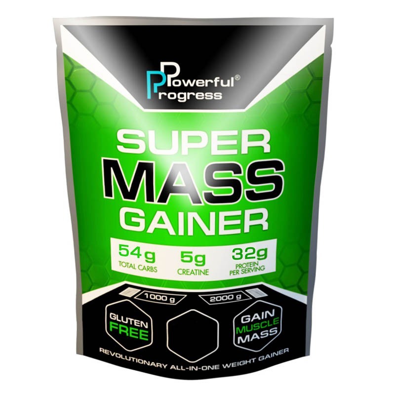 

Гейнер Powerful Progress Super Mass Gainer 1000 грамм Капучино