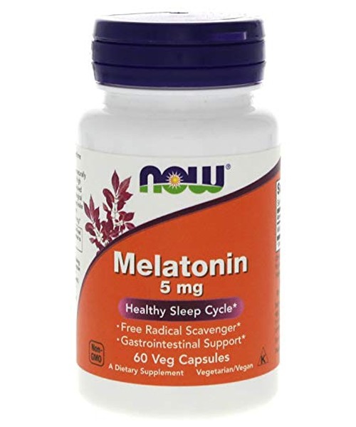 

Аминокислота NOW Melatonin 5 мг 60 капсул