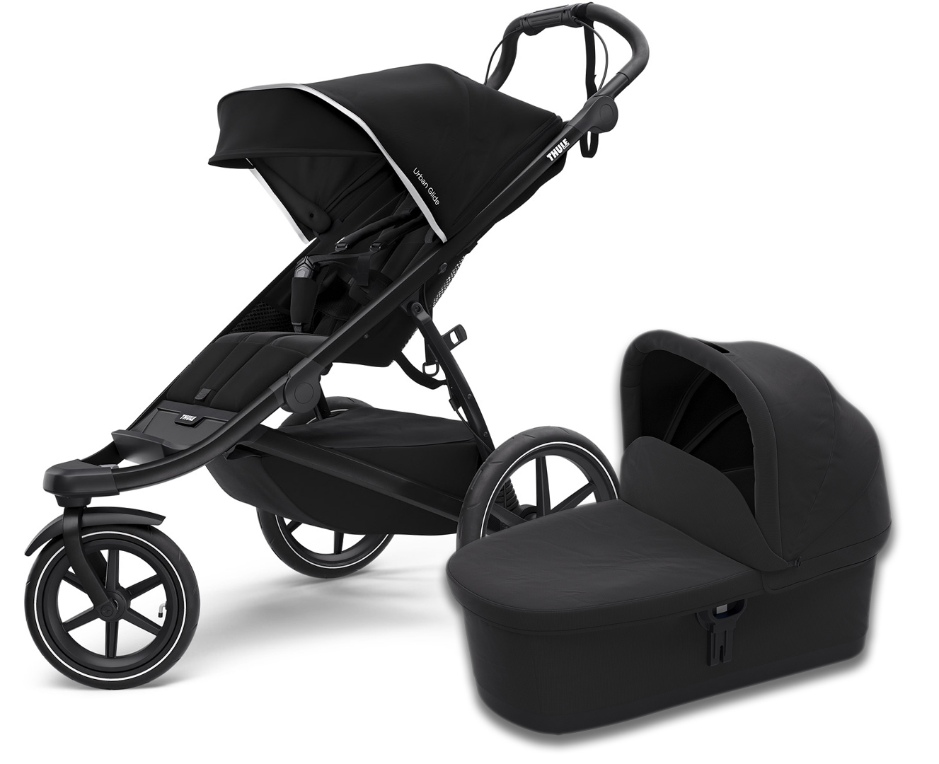 

Детская коляска с люлькой Thule Urban Glide2 (Black on Black) (TH 10101949-20110748)