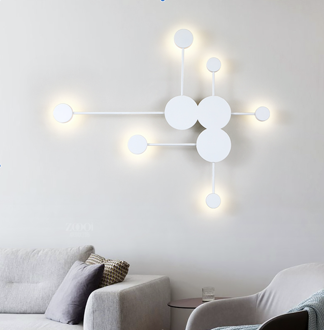 

Настенная серия led бра MOLECULAR WALL 051206/6 wt