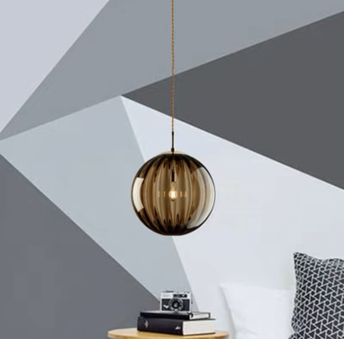 

Одноламповые подвесы Idéa Lamp 050004-300 brn