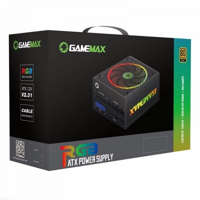 

Блок питания Gamemax 1050W 80 Gold ARGB (RGB-1050 PRO)