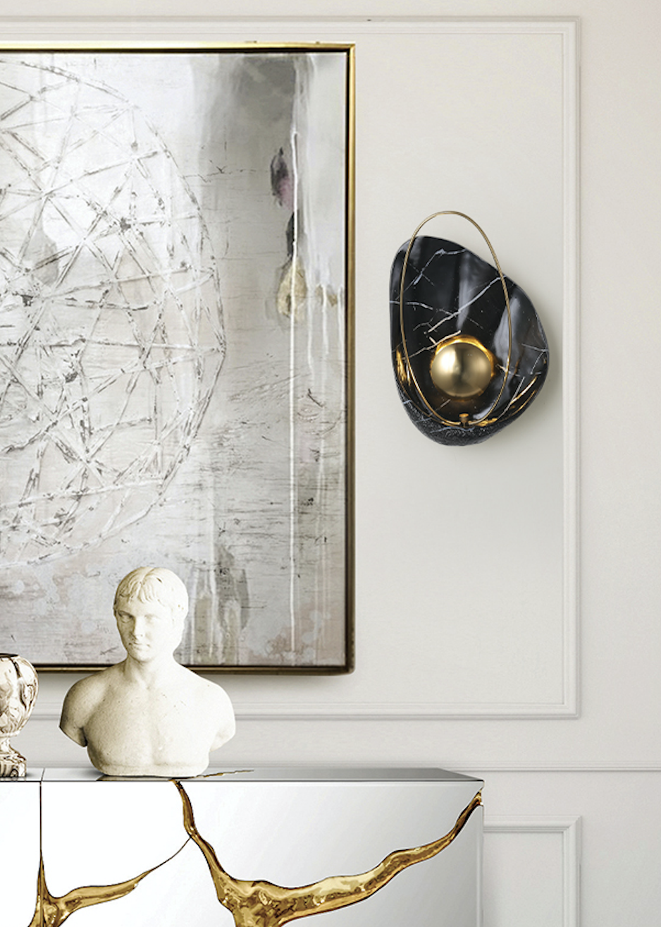 

Настенная серия светильников Pearl Wall Lamp 053406/1w bk