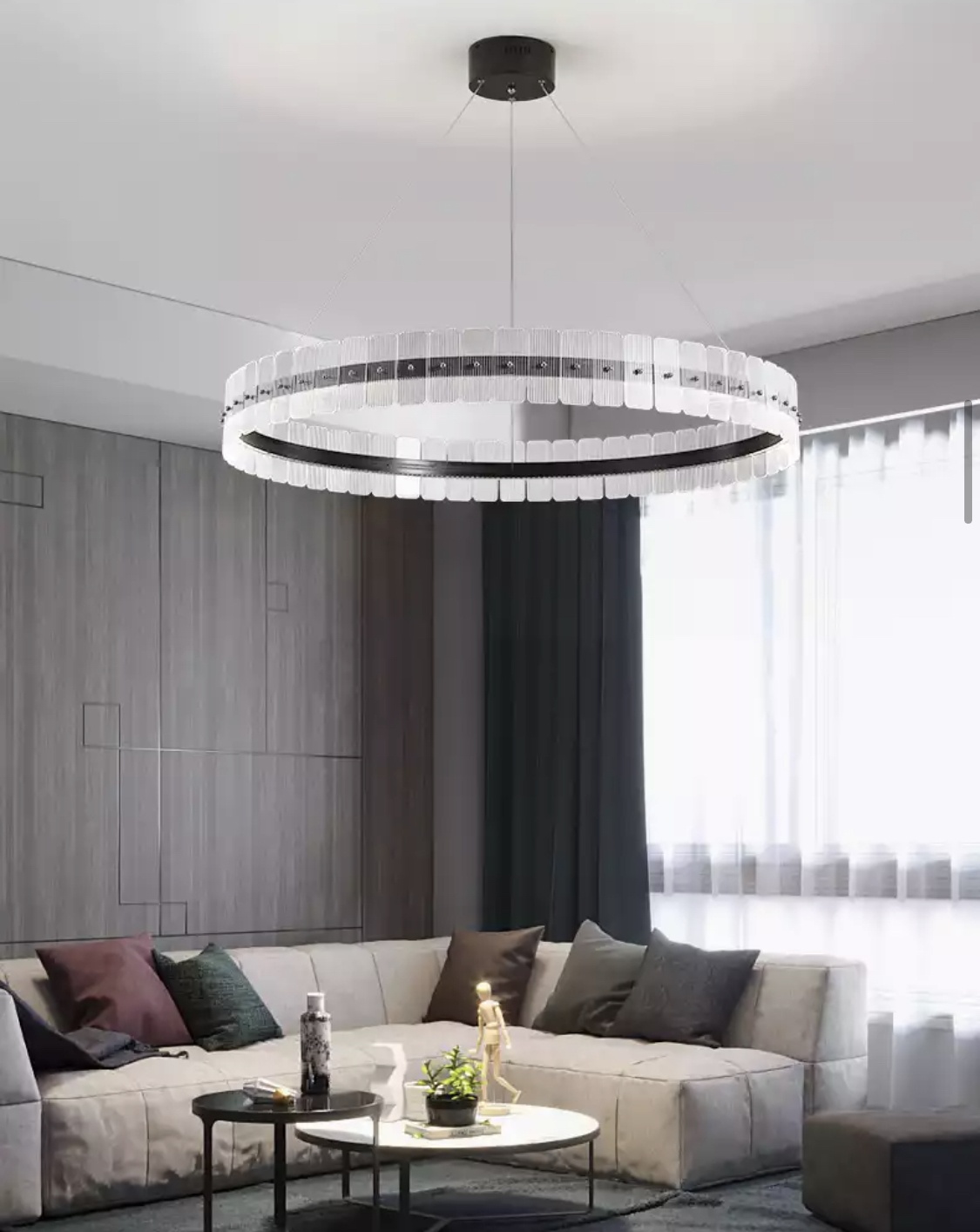 

Люстра Iluma Circle Led 059346/800 bk