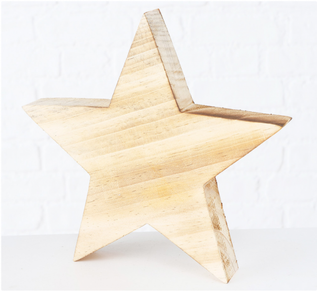 

Новогодняя звезда Рresent дерево 20см бежевый 2003021 (IR03706)