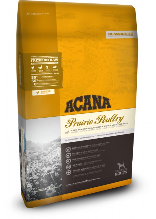 

Сухой корм ACANA Prairie Poultry для взроcлых собак всех пород 11.4 кг (776211405)