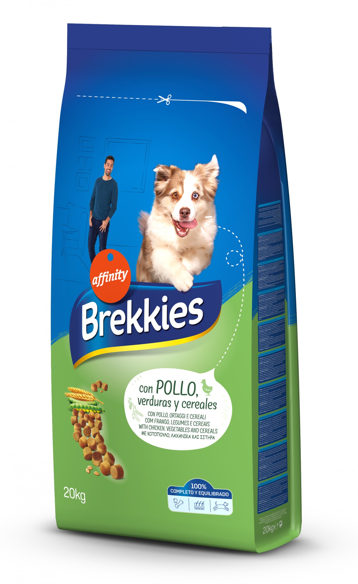 

Сухой корм Brekkies Dog Chicken для собак всех пород 20 кг