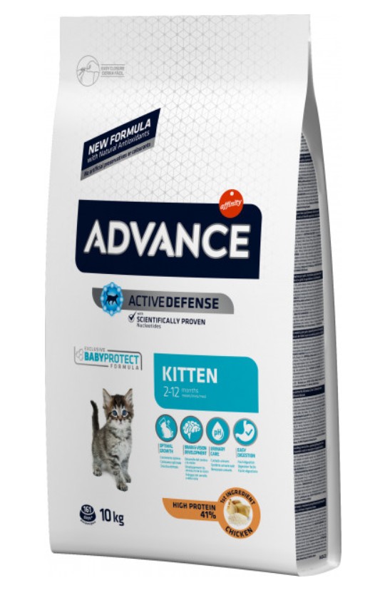 

Сухой корм для кошек Advance Cat Kitten для котят, беременных и кормящих 10 кг