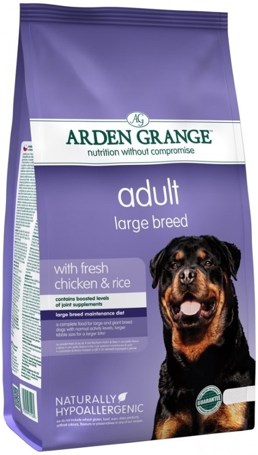 

Сухой корм Arden Grange Adult Large Breed курица/рис для взрослых собак крупных пород 6 кг