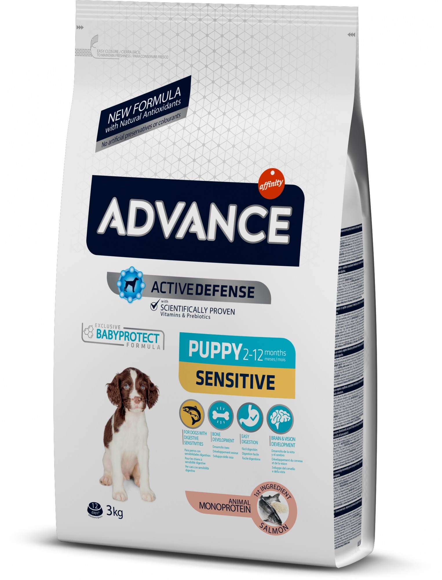 

Сухой корм Advance Dog Puppy Sensitive для щенков всех пород с чувствительным пищеварением 3 кг