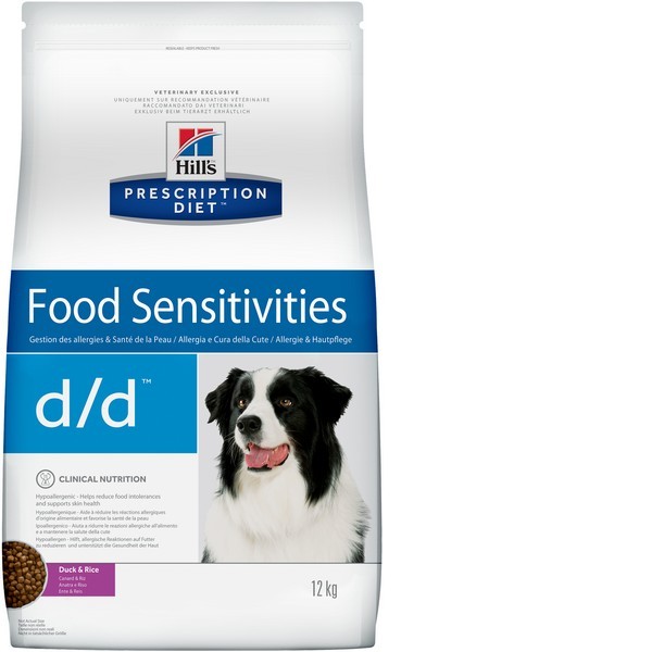 

Сухой корм Hill`s Prescription Diet d/d Food Sensitivities корм для собак с уткой и рисом 12 кг