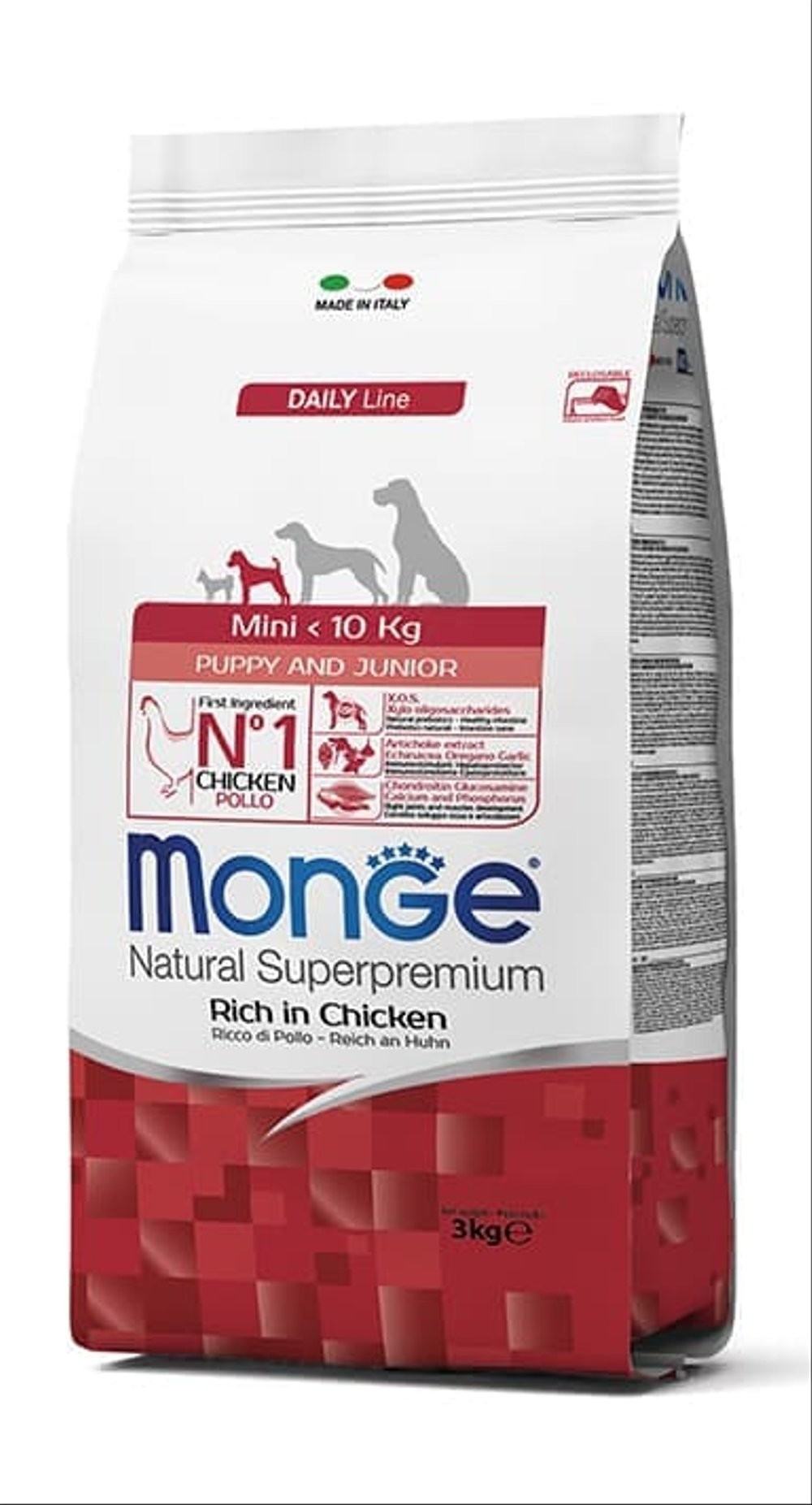 

Сухой корм Monge Dog Mini Adult с курицей для взрослых собак малых пород 3 кг