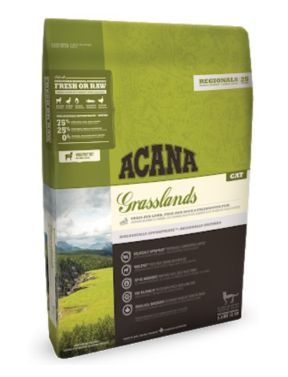 

Сухой корм для кошек ACANA Grasslands Cat для всех пород с ягненком и уткой 5.4 кг