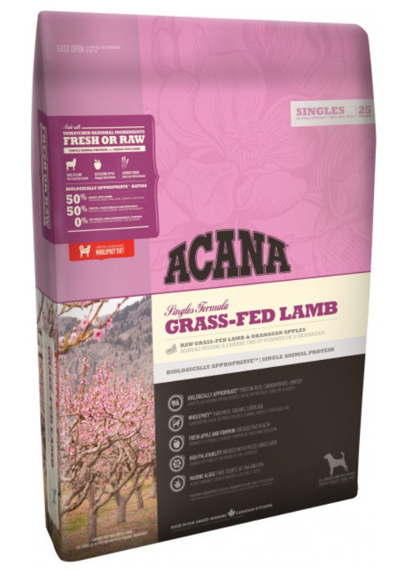 

Сухой корм ACANA Grass-Fed Lamb для собак с чувствительным пищеварением 11.4 кг (773641200)