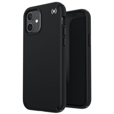 

Противоударный защитный чехол бампер накладка для iPhone Speck Presidio2 Grip Black/Black/White (138486-D143) для iPhone 12/iPhone 12 Pro