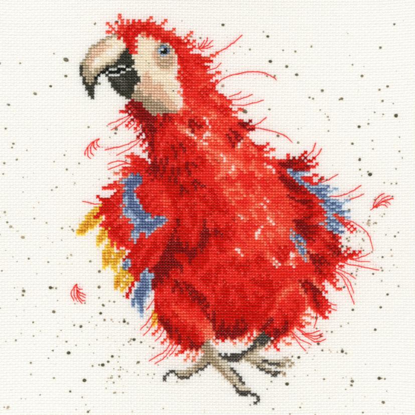 

Набор для вышивания крестом Parrot on Parade Попугай на параде XHD26 Bothy Threads