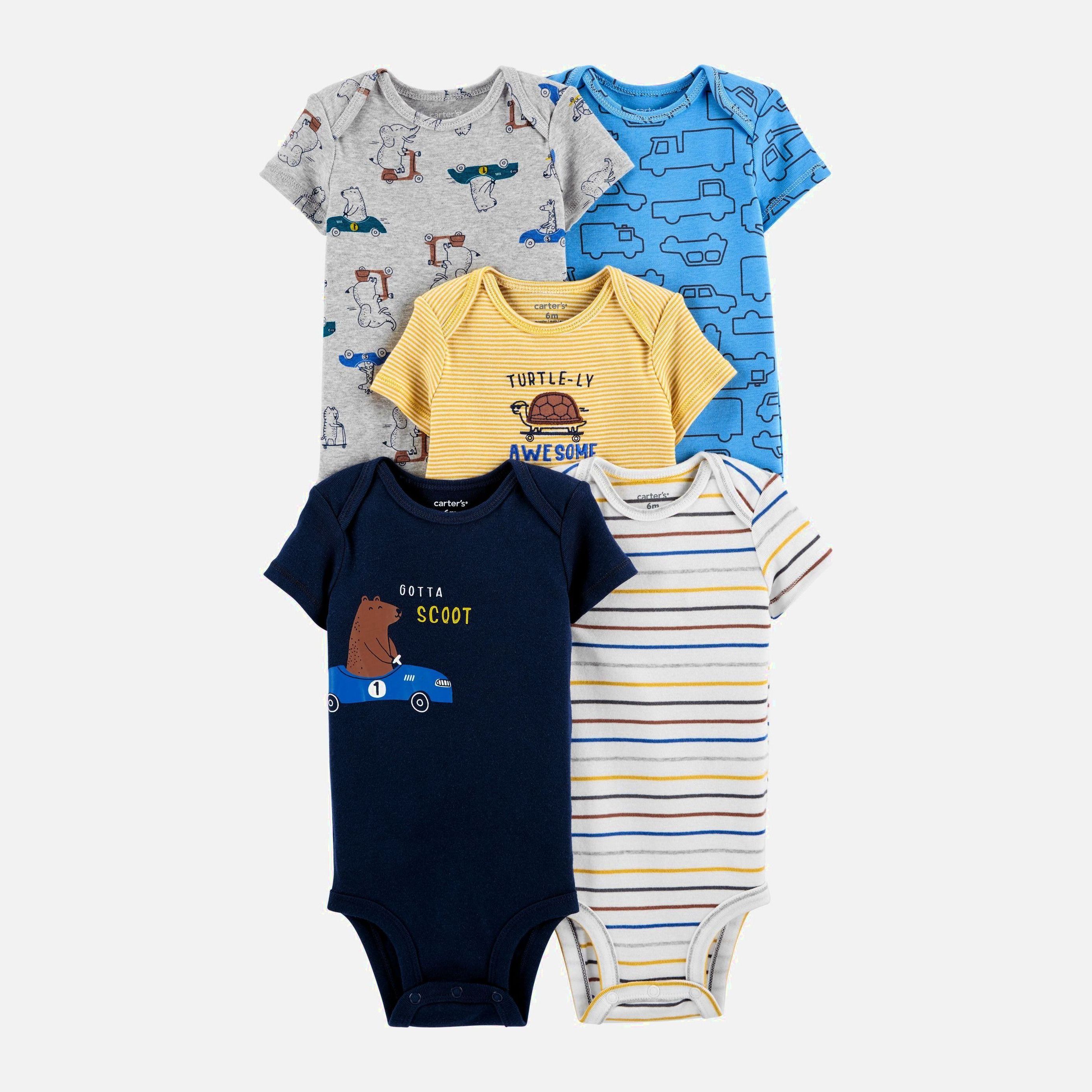 

Боди-футболка Carters 1J981810 86 см 5 шт 998 ASST Assorted-ST