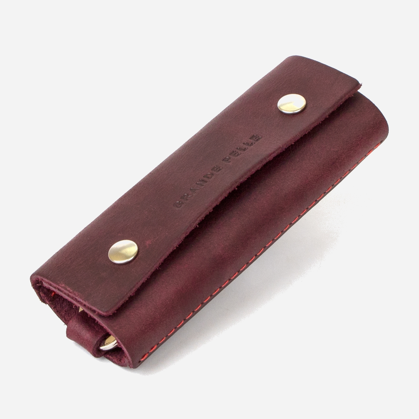 

Ключница кожаная Grande Pelle leather-11389 Бордовая