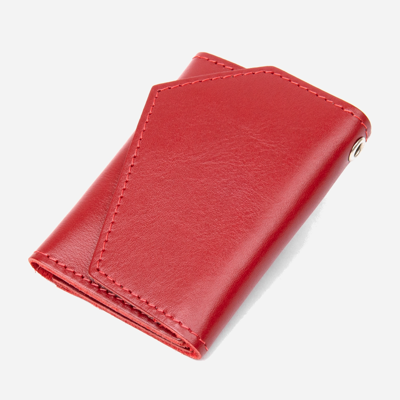 

Ключница кожаная Grande Pelle leather-11395 Красная