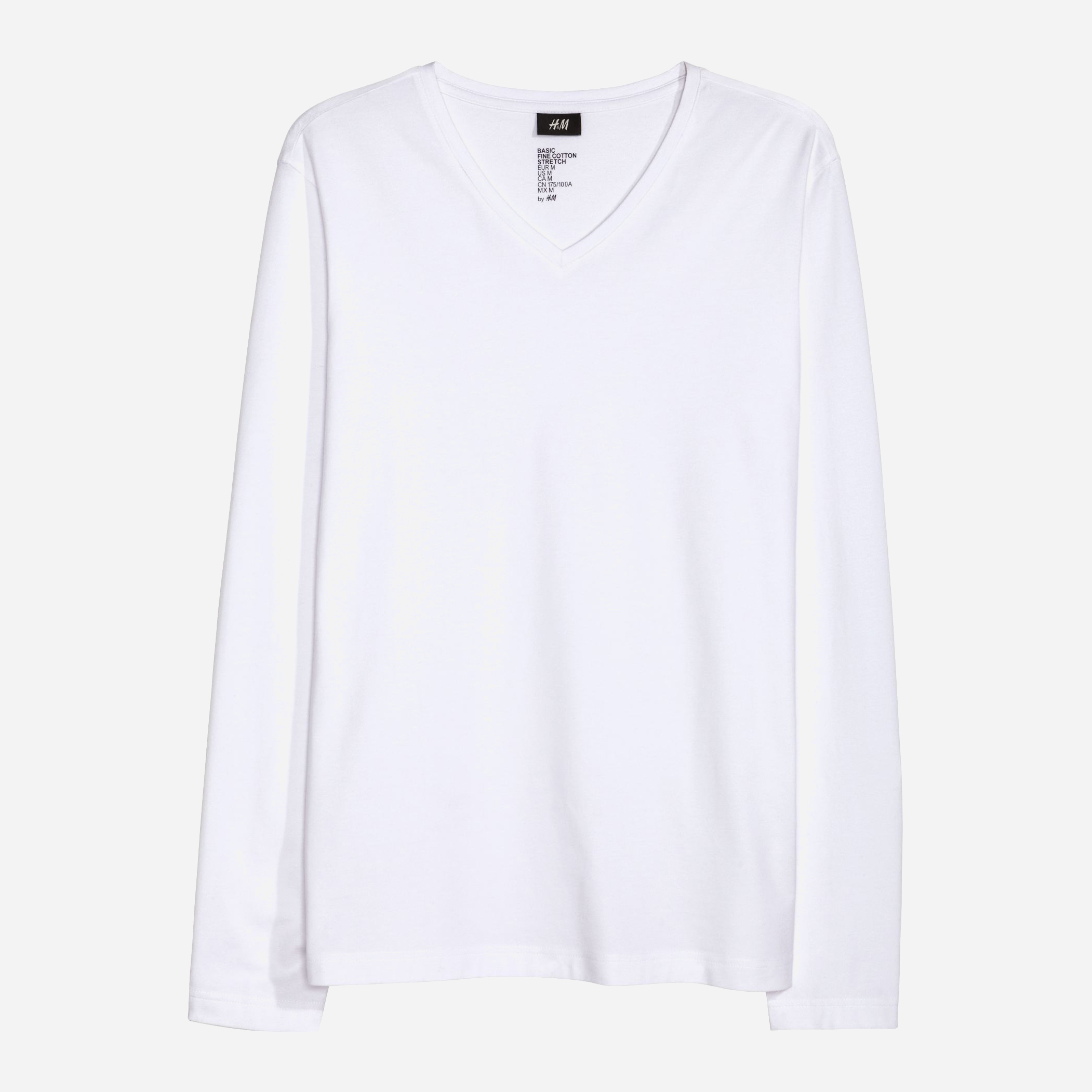 

Лонгслив H&M 7175172 S Белый